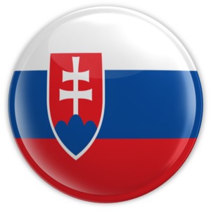 Badge of Slovakia PowerPoint clipart graphic preview.