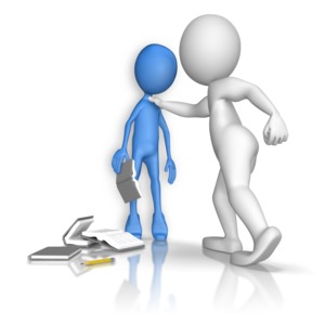 Bullying a Kid PowerPoint clipart graphic preview.
