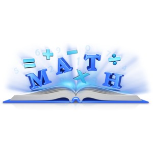 Math Text Symbols In Book PowerPoint clipart graphic preview.
