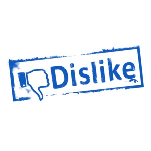 Dislike Ink Stamp PowerPoint clipart graphic preview.