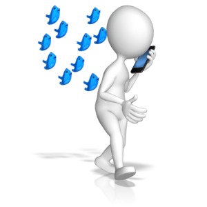 Talking With Your Followers PowerPoint clipart graphic preview.