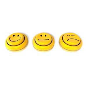How Are You Feeling Button PowerPoint clipart graphic preview.