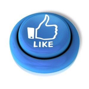 Like Thumbs Up Button PowerPoint clipart graphic preview.