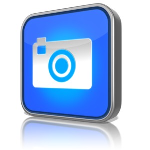 Camera App PowerPoint clipart graphic preview.
