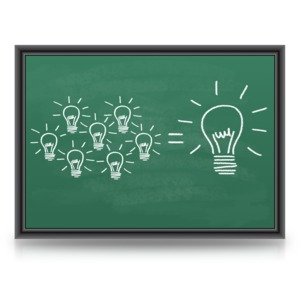 One Big Great Idea PowerPoint clipart graphic preview.