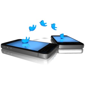 Retweet PowerPoint clipart graphic preview.