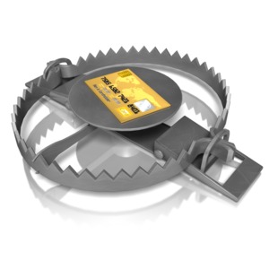 Credit Card Mantrap PowerPoint clipart graphic preview.