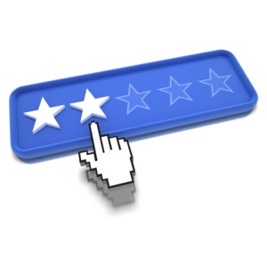 Two Star Pointing PowerPoint clipart graphic preview.