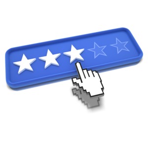 Three Star Pointing PowerPoint clipart graphic preview.