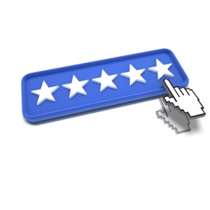 Five Star Pointing PowerPoint clipart graphic preview.