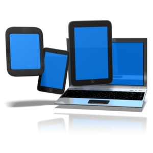 Personal Digital Devices PowerPoint clipart graphic preview.