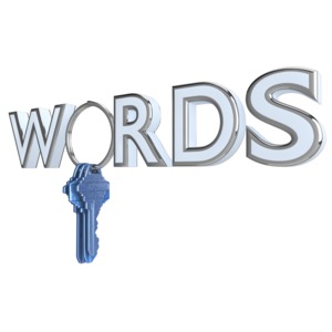 Keyword Text And Keys PowerPoint clipart graphic preview.