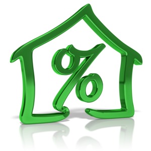 House Percent Outline PowerPoint clipart graphic preview.
