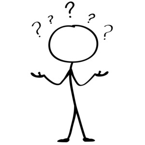 Line Figure Questions PowerPoint clipart graphic preview.