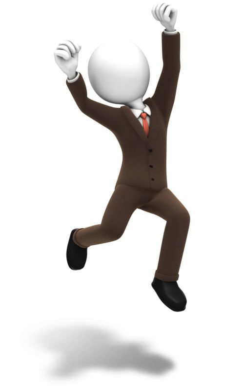 High-resolution clipart illustration of Man Jumping Celebration, designed for seasonal marketing campaigns, corporate event presentations, and holiday promotions.