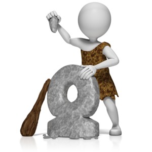 Caveman Create Wheel PowerPoint clipart graphic preview.