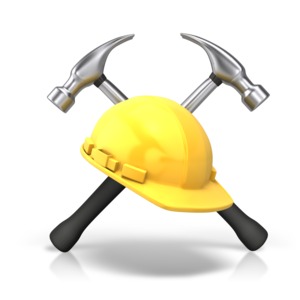 Hammers Helmet PowerPoint clipart graphic preview.