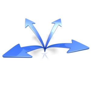 Emerging Arrows PowerPoint clipart graphic preview.