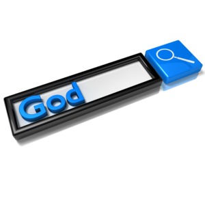 God Search Box PowerPoint clipart graphic preview.