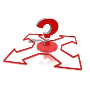 Question The Direction PowerPoint clipart graphic preview.