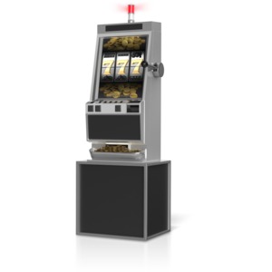 Slot Machine Winner PowerPoint clipart graphic preview.