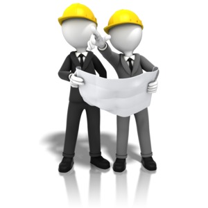 Construction Figure Point PowerPoint clipart graphic preview.