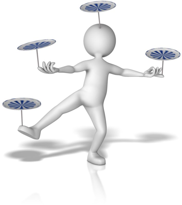 Balancing Three Objects Balancing Many Spinning objects | Great PowerPoint ClipArt for ...