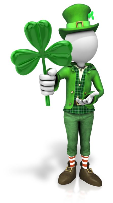 High-resolution clipart illustration of Luck Of The Irish, designed for seasonal marketing campaigns, corporate event presentations, and holiday promotions.