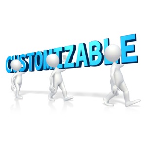 Stick Figures Carry Text Customizable PowerPoint clipart graphic preview.
