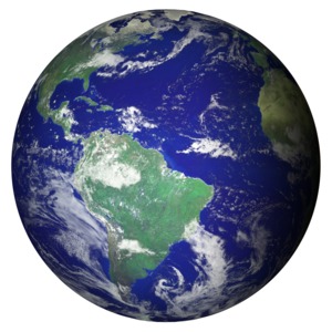 Earth PowerPoint clipart graphic preview.