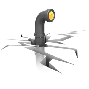 Crack With Scope PowerPoint clipart graphic preview.