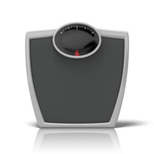 Bathroom Scale PowerPoint clipart graphic preview.
