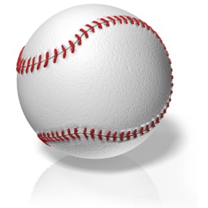 Baseball PowerPoint clipart graphic preview.