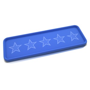 No Rating Stars Bar PowerPoint clipart graphic preview.