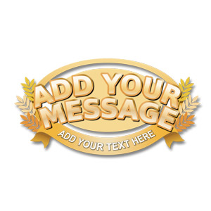 Product Label Customizable PowerPoint clipart graphic preview.