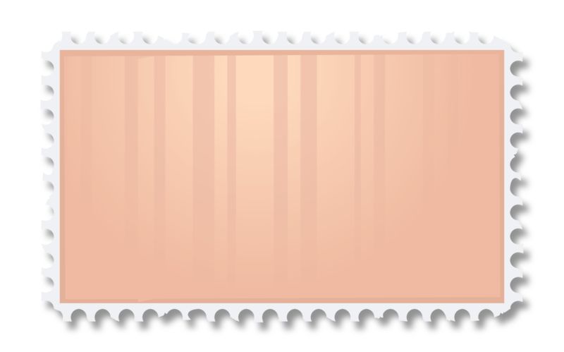 High-resolution clipart illustration of Blank Postage Stamp, designed for global supply chain management, commercial freight logistics, and enterprise distribution operations.