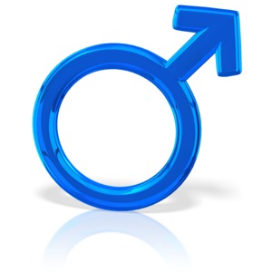 Gender Symbol Male PowerPoint clipart graphic preview.
