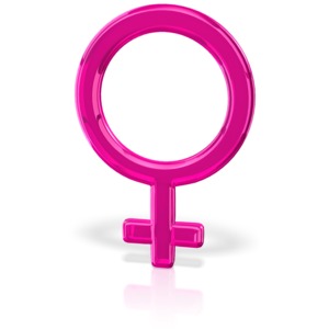 Gender Symbol Female PowerPoint clipart graphic preview.