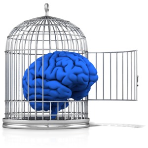 Free Your Mind PowerPoint clipart graphic preview.