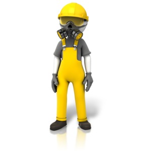 Construction Safety Accessories PowerPoint clipart graphic preview.