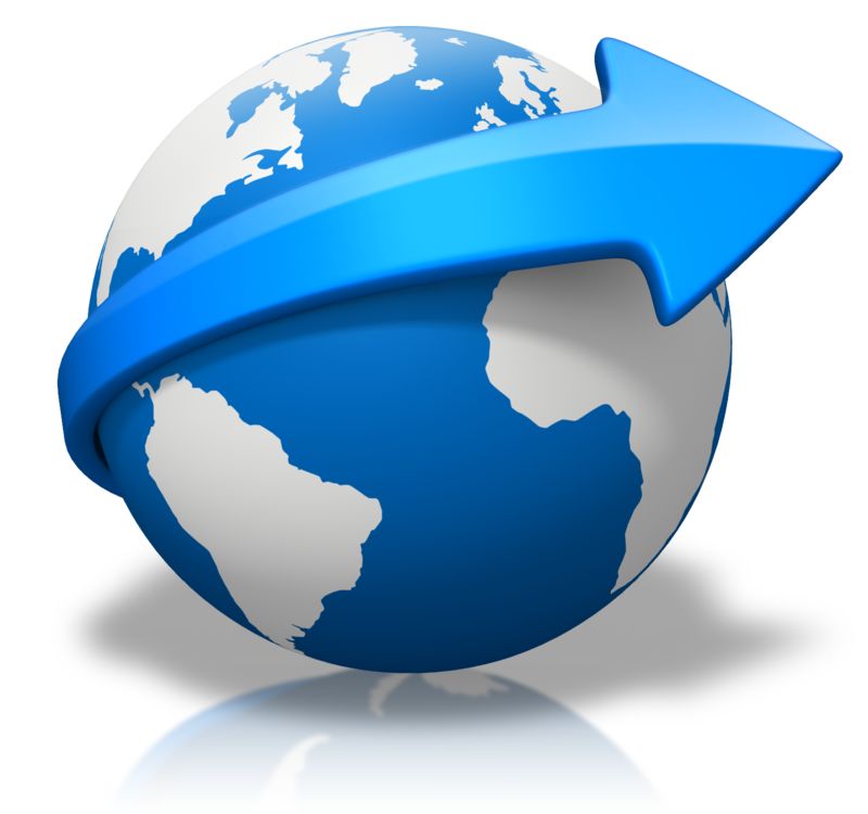 High-resolution clipart illustration of World Arrow Curve, designed for digital transformation strategies, enterprise software training, and advanced information technology frameworks.