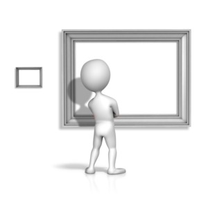 Looking At Your Bigger Picture PowerPoint clipart graphic preview.