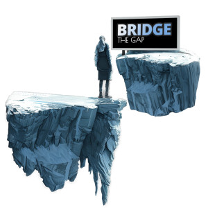 Custom Text Gap Customizable PowerPoint clipart graphic preview.