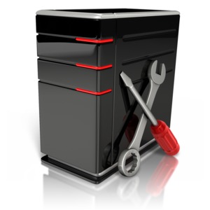 Repair Tech Computer PowerPoint clipart graphic preview.