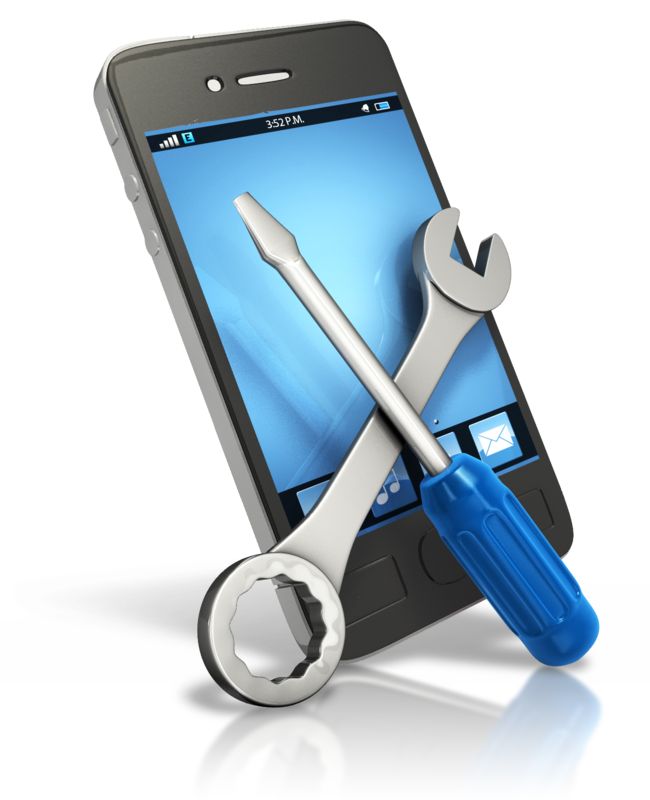 High-resolution clipart illustration of Smart Phone Tech Fix, designed for corporate facility safety compliance, residential property access control, and physical security asset management.