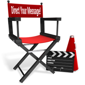 Custom Movie Directors Equipment Customizable PowerPoint clipart graphic preview.