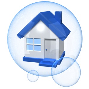 House Bubble PowerPoint clipart graphic preview.