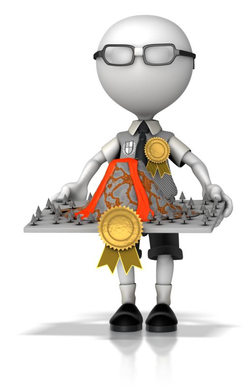 High-resolution clipart illustration of Award Winning Science Project, designed for corporate project kickoff meetings, creative strategy brainstorming, and innovative product development pitches.