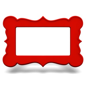 Ornate Picture Frame PowerPoint clipart graphic preview.