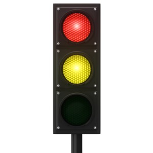 Europeon Traffic Light PowerPoint clipart graphic preview.